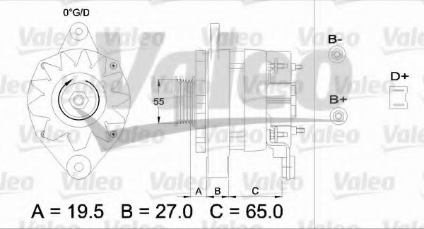 VALEO 433444 Alternator